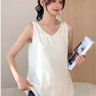 孕妇装夏装上衣孕妇t恤夏季薄款宽松雪纺打底衫夏天内搭吊带背心