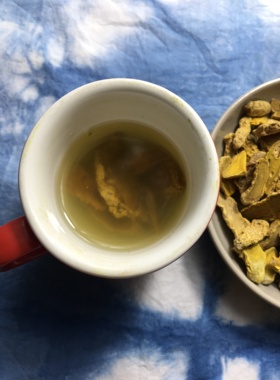 草木染黄色料包姜黄染料包 姜黄 扎染植物染diy材料包草木染教程