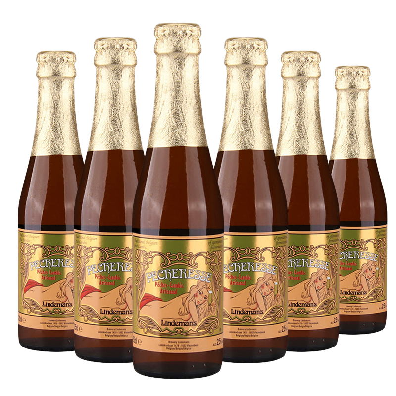±ÈÀûʱ½ø¿ÚLindemans ÁÖµÂÂüÌÒ×ÓÆ¡¾Æ250ml*6ƿװ Ůʿˮ¹ûζơ¾Æ