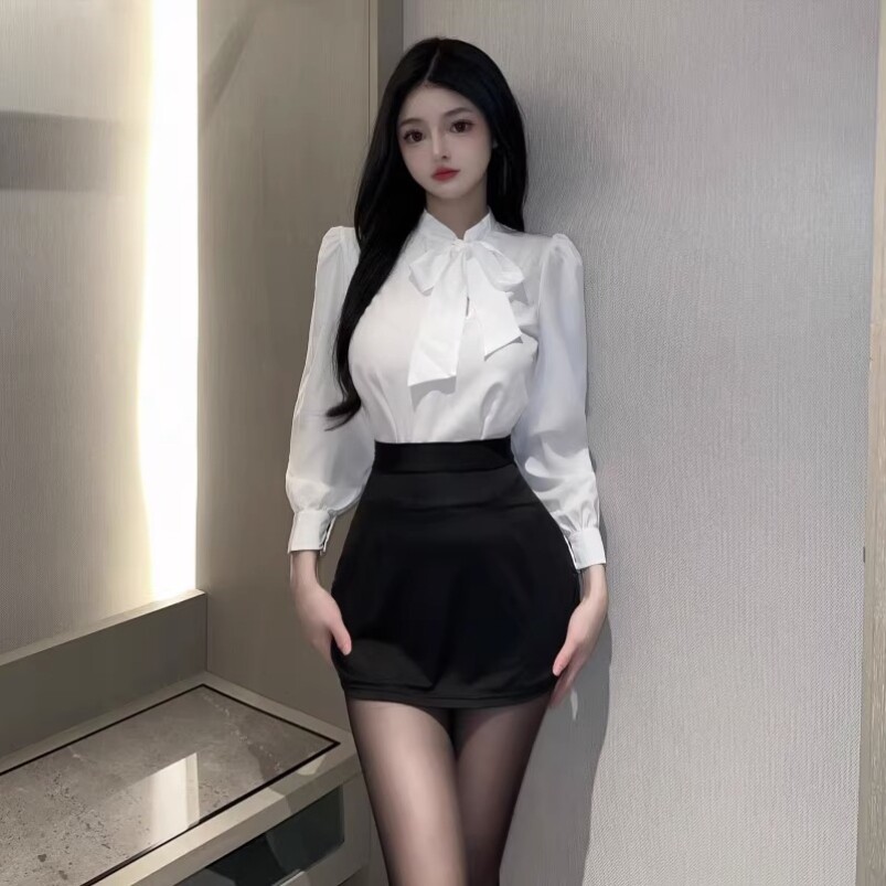 秘书制服纯欲御姐风秘书性感夏季上衣白衬衫套装jk修身ol职业装女