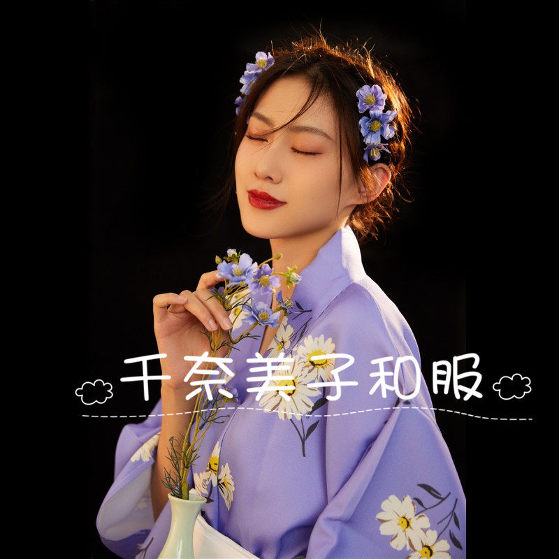 日式中国风正装传统女装拍照