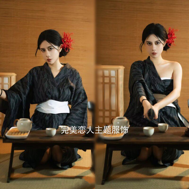 新款神明少女和服女改良中国风古装复古日系写真摄影外景拍照服装