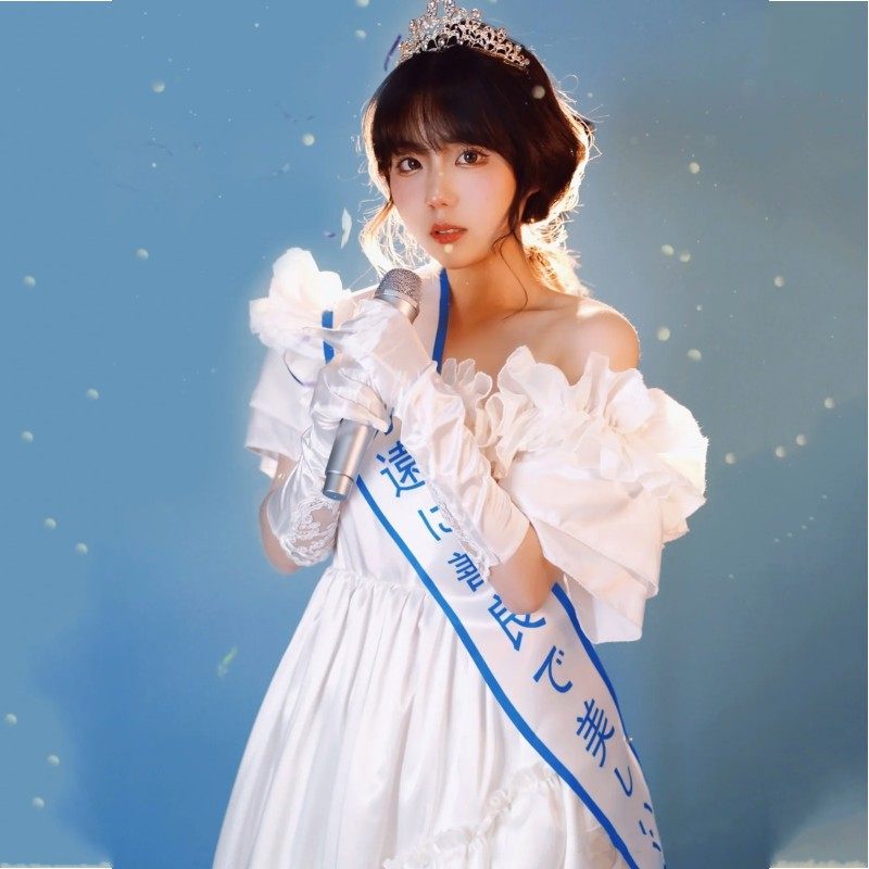 2022复古婚纱昭和时代连衣裙日系绶带公主生日艺术照少女写真服装