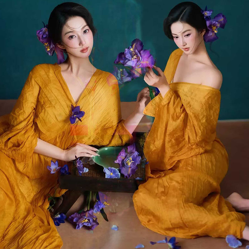 国风个人艺术照写真服装