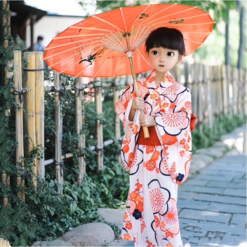 儿童和服女童浴衣日式和服女童浴衣日式和服女童浴衣日式和服女童