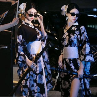 影楼新款和服黑道千金传统浴衣日本写真服旅神明摄影少女改良日式