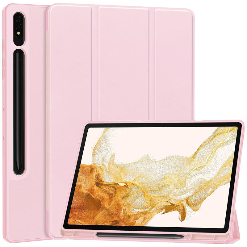 适用三星Galaxy Tab S9保护套S9+plus防摔11英寸平板12.4外壳带笔槽三折tabs支架samsung散热硅胶电脑全包薄
