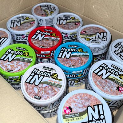 台湾惜时汤泰国进口猫罐头HealthIN汤罐80g*24罐成猫幼猫猫零食罐