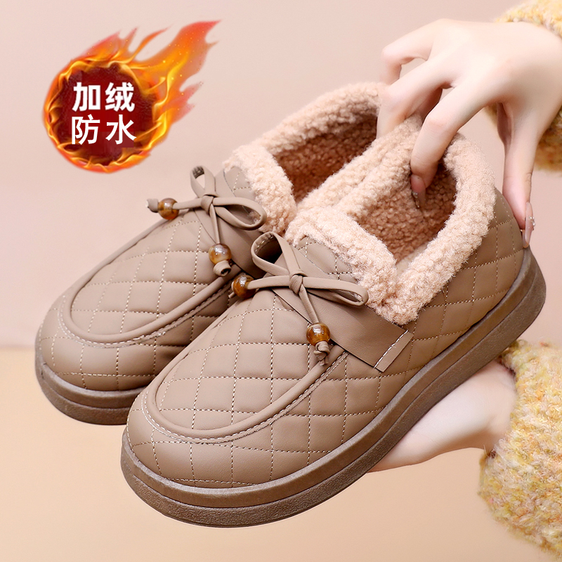 老北京布鞋女棉鞋加绒加厚棉靴