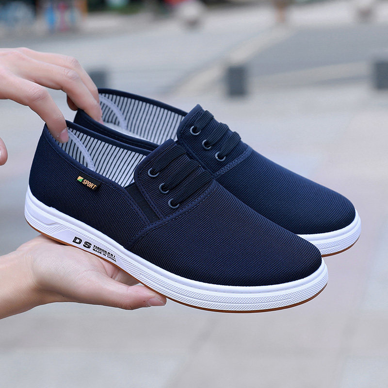 一脚蹬男士休闲鞋老北京布鞋男韩版潮流帆布鞋男透气软底爸爸布鞋,流行男鞋,布鞋,淘宝优惠券,粉丝福利购,淘宝优惠卷