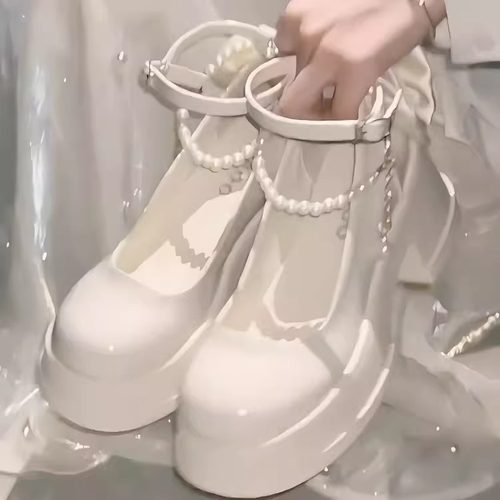 包头凉鞋女款2025新款夏季法式高跟单鞋仙女风配裙子玛丽珍女鞋子