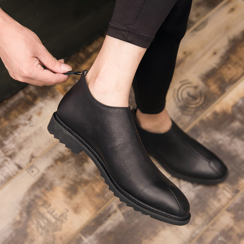 Autumn and winter England Boots Help Riding boots Men's Boots genuine leather leisure time leather shoes Retro Chelsea Male bootsin the Men's Shoes, Boots, Chelsea boots category - from Buy2taobao.com to provide professional Taobao agent buy service