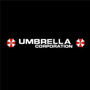 防水反光汽车贴纸前后风挡玻璃核危机安布拉雷251保护伞生化危机