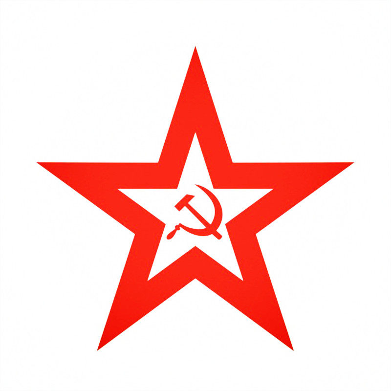 防水反光汽车贴纸拉花箱包电动车俄罗斯a272苏联海军cccp五角星