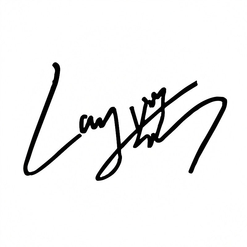 防水反光汽车贴纸电动摩托明星exo小绵羊张艺兴a46lay英文签名帖