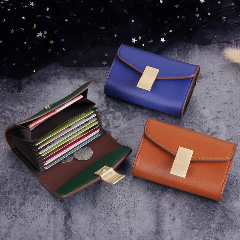 风琴男女士卡包2020新款小巧超薄驾驶证皮套名片夹证件位精致高档