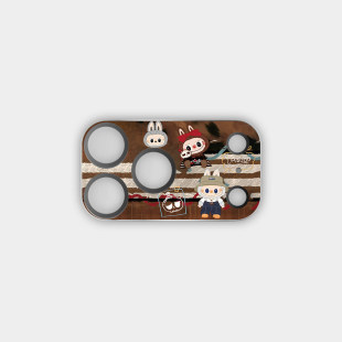 适用苹果17promax 17pro卡通可爱镜头保护贴镜面