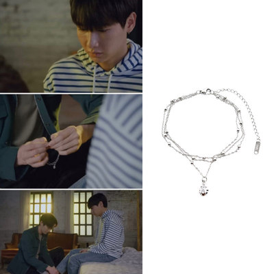 toy给gun滚宝戴的同款脚链情侣