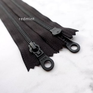 哑光5#YKK拉链黑古铜闭尾服装袋口半领袖口裤口皮具箱包鞋靴黑580