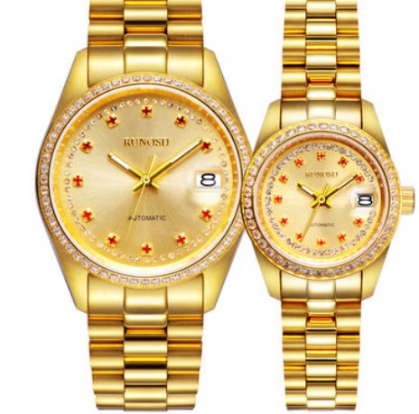 防水情侣手表日历商务情侣