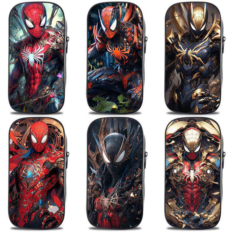 机甲蜘蛛侠小学生大容量笔袋铅笔盒文具盒幼儿园男女孩用ins网红