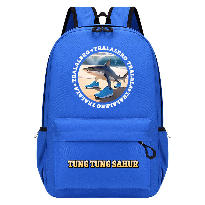 国外抽象山海经tungtungsahur通通哥木棍人双肩背包学生书包新款