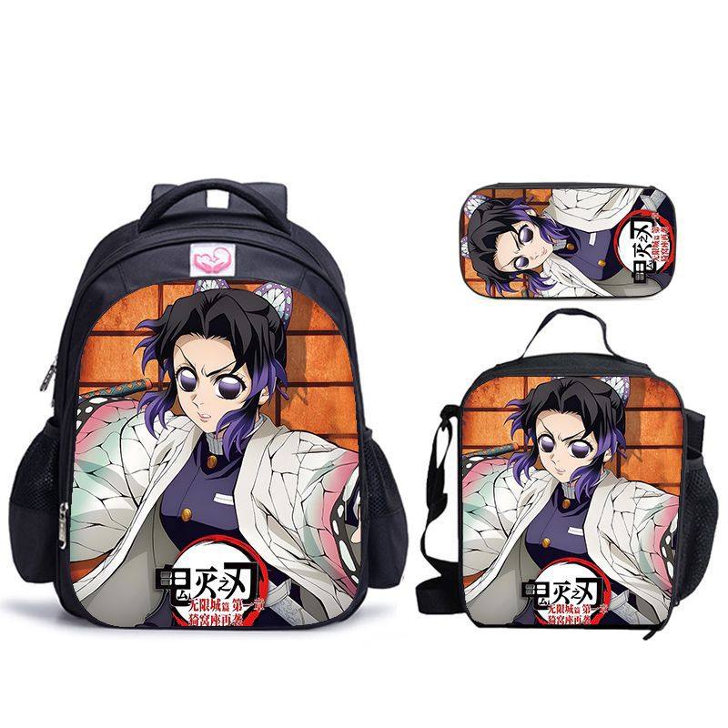 爆款热销鬼灭之刃 Demon Slayer三件套-书包+竖款餐包+笔袋,文具电教/文化用品/商务用品,学生书包,淘宝优惠券,粉丝福利购,淘宝优惠卷