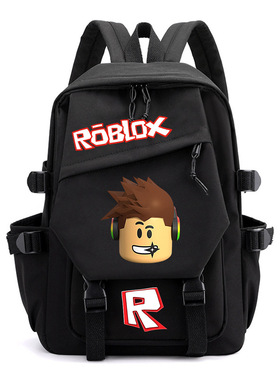 跨境roblox游戏周边男女双肩包旅行包电脑包高中学生书包背包潮流