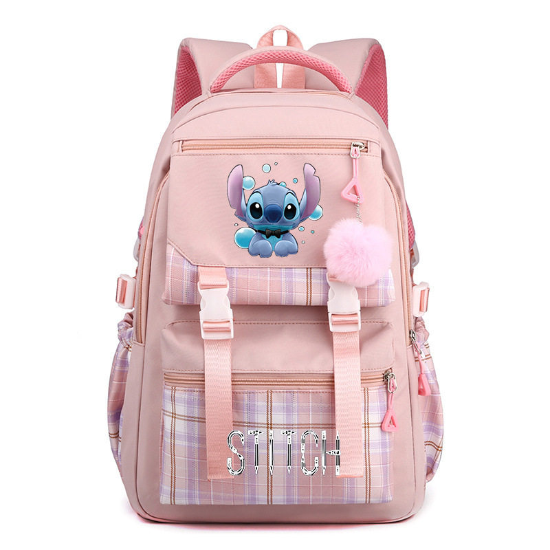 韩版可爱女孩双肩包中小学生书包高颜值女生背包02