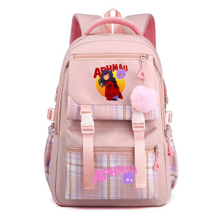 外贸亚马逊美客多ebay可爱aphmau印花双肩背包户外休闲学生书包