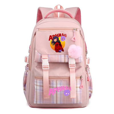 外贸亚马逊美客多ebay可爱aphmau印花双肩背包户外休闲学生书包