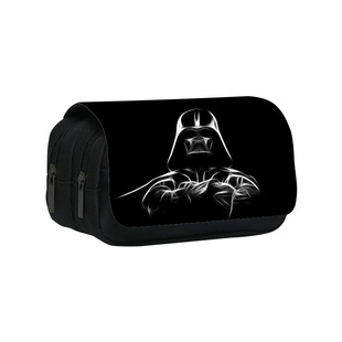 Wars双层笔袋 学生文具卡通DIY铅笔收纳包 星球大战Star 跨境新款