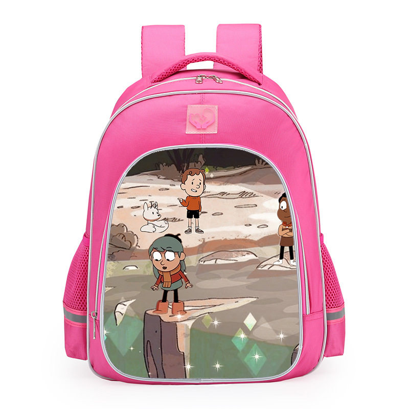 卡通儿童书包减负护脊反光条包-希尔达 Hilda日系可爱图案