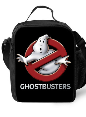 新款捉鬼敢死队 GhostBusters饭盒袋 牛津布学生保温午餐包 外贸
