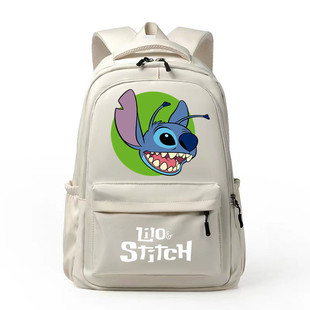 stitch史迪奇中小学生书包可爱卡通大容量休闲轻便男女学生双肩包