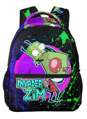 外星入侵者中小学生书包Invader Zim儿童背包数码全印卡通双肩包