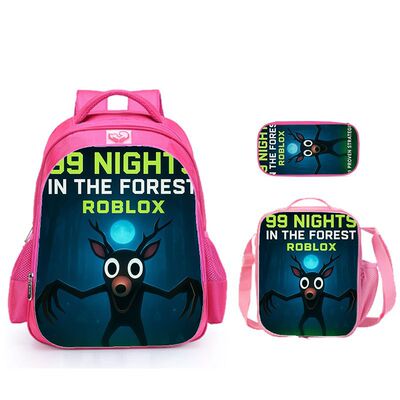 森林中的99个夜晚-99nights in the forest系列周边卡通印花三件