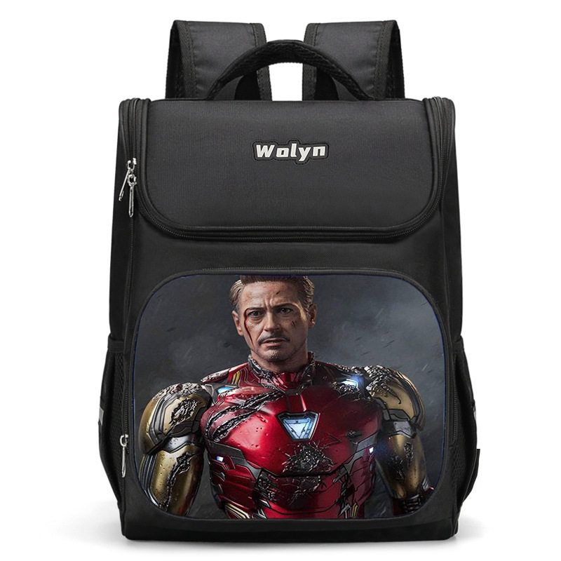 钢铁侠大容量小学生立体双肩背包轻便减负儿童包