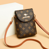 复古手机包时尚 正品 真皮女包2024夏季 百搭单肩斜挎包零钱包小包包