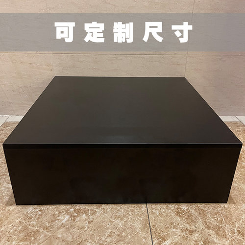 大摆件简约实木五金加固方形底座