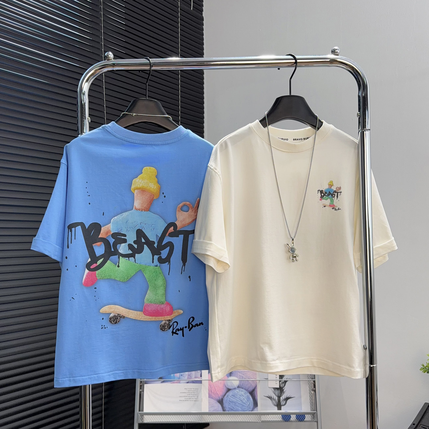 布芮欧童装男女童短袖T恤2026夏装中大童半袖儿童潮酷体恤衫86696