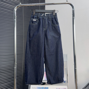 男女童牛仔裤 儿童休闲裤 2026春秋款 韩版 中大童百搭直筒裤 祖赫童装