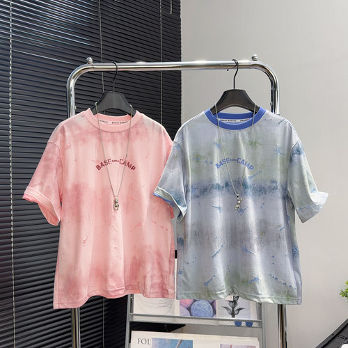 布芮欧童装男女童扎染T恤