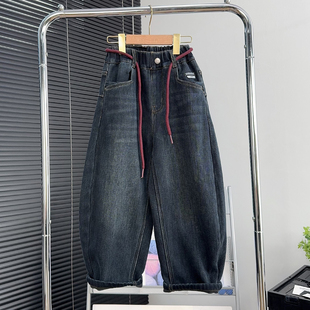 男童加绒牛仔裤 子儿童休闲裤 冬季 中大童加厚裤 5278 新款 童乐鱼童装