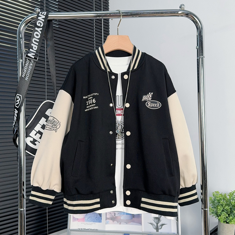 童乐鱼童装男童拼色外套9903