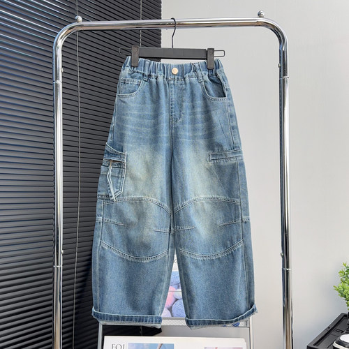 啦芙莱童装男童工装牛仔裤