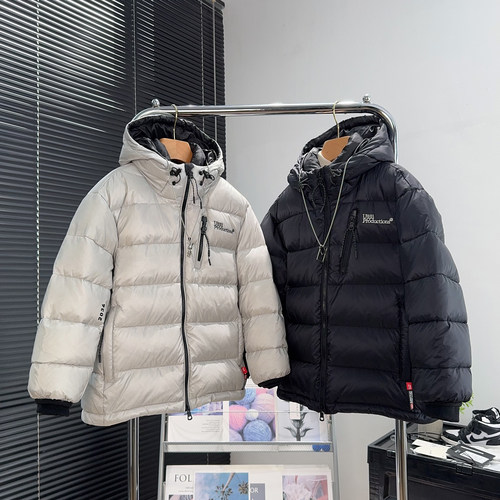 童乐鱼童装男童连帽羽绒服