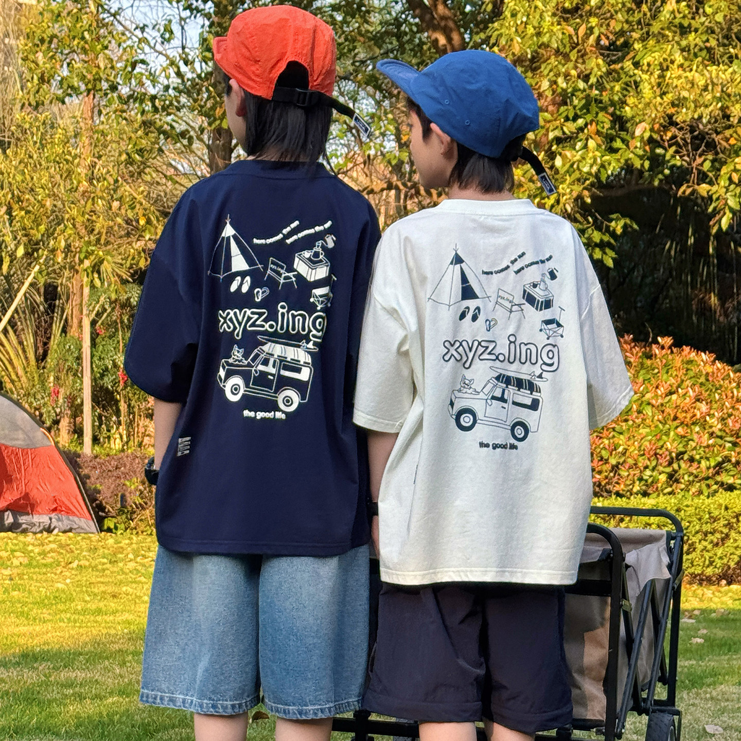 品牌童装中大童潮牌短袖T恤夏季青少年薄款圆领男童半袖儿童上衣