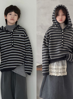G+童装男女童连帽毛衣