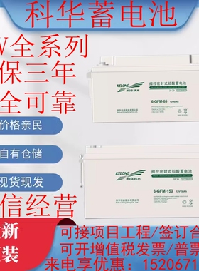 KELONG科华技术UPS铅酸蓄电池6GFM12V100AH/65AH/38AH/24AH/200AH